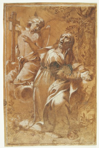 Jesús en el jardín de Getsemaní de Raffaellino dal Colle