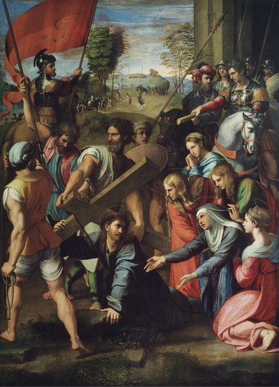 Cristo llevando la cruz de Raffaello Sanzio Raphael