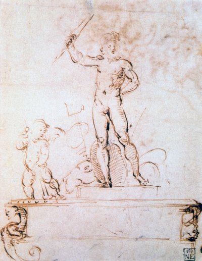 Composición de contorno para una decoración de un festival de Raffaello Sanzio Raphael