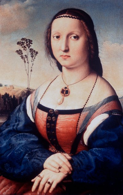 Retrato de Maddalena Doni, 1506 de Raffaello Sanzio Raphael
