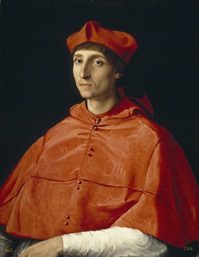 Retrato de un cardenal, c. 1510 de Raffaello Sanzio Raphael