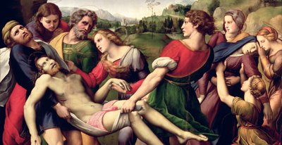 La Deposición (detalle) de Raffaello Sanzio Raphael