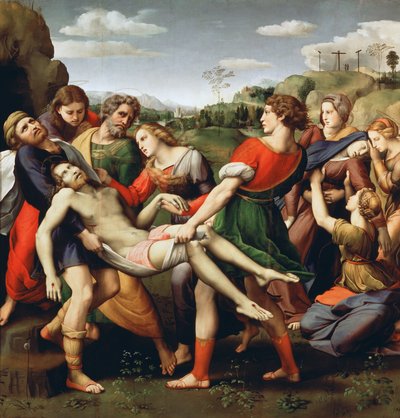 La deposición, 1507 de Raffaello Sanzio Raphael