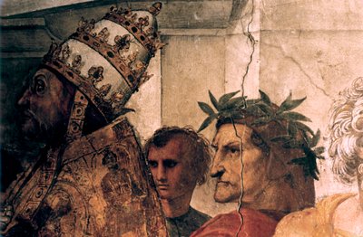 La disputa sobre el sacramento (detalle), 1508-1509 de Raffaello Sanzio Raphael