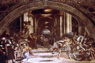 La Expulsión de Heliodoro del Templo de Raffaello Sanzio Raphael