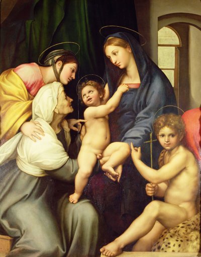 La Sagrada Familia de Raffaello Sanzio Raphael
