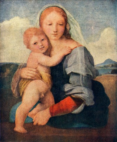 La Madonna de la Torre, 1509-1511, c1912 de Raffaello Sanzio Raphael
