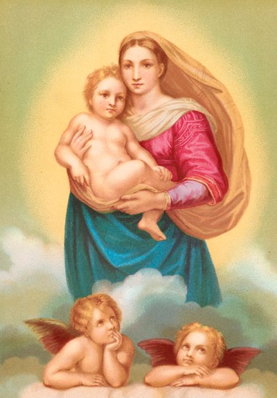 La Madonna Sixtina de Raffaello Sanzio Raphael