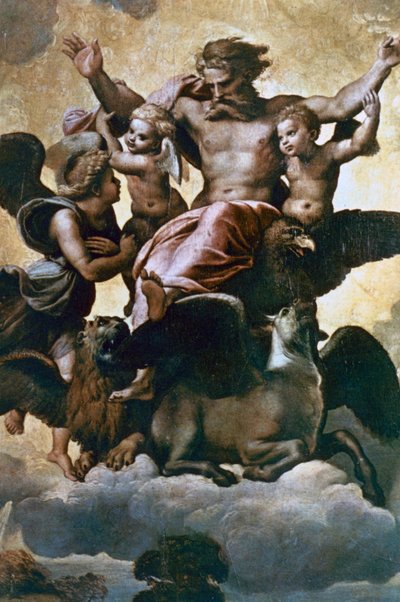 Visión de Ezequiel, c1518 de Raffaello Sanzio Raphael
