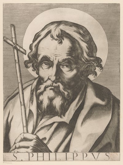 San Felipe San Felipe (título sobre el objeto) Cristo, María en de twaalf apostelen (título de la serie) El Sagrado Colegio Apostólico (título de la serie) de Raffaello Schiaminossi