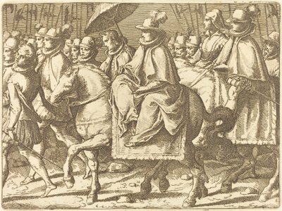 Margarita de Austria a Caballo de Raffaello Schiaminossi