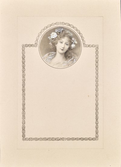 Diseño para tarjeta de felicitación de Raimund Ritter Von Brennerstein Wichera