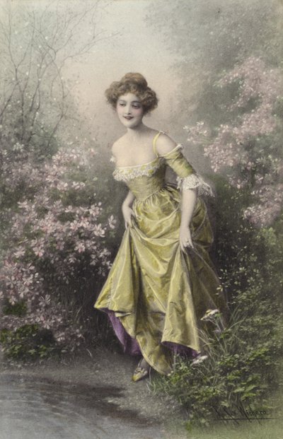 Chica de amarillo de Raimund Ritter Von Brennerstein Wichera