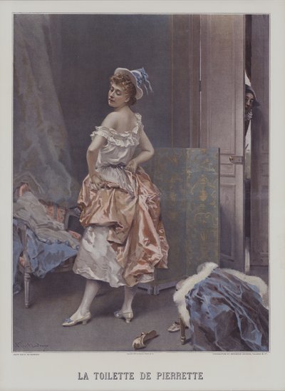La Toilette de Pierrette de Raimundo de Madrazo y Garreta