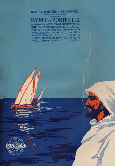Raines & Porter Ltd. Anuncio, 1919 de Raines and Porter