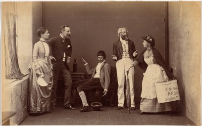 Grupo elegante, Indore I de Raja Deen Dayal