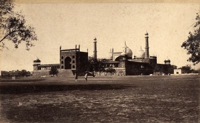 Mezquita Jama Masjid, Delhi, 1886 de Raja Deen Dayal