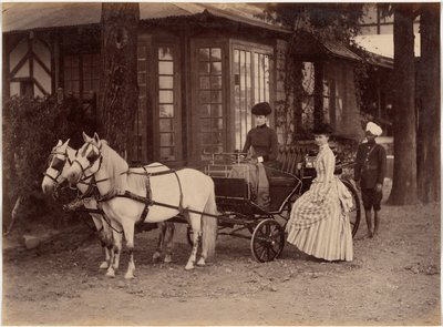 La señora y la señorita Lyall, Shimla de Raja Deen Dayal