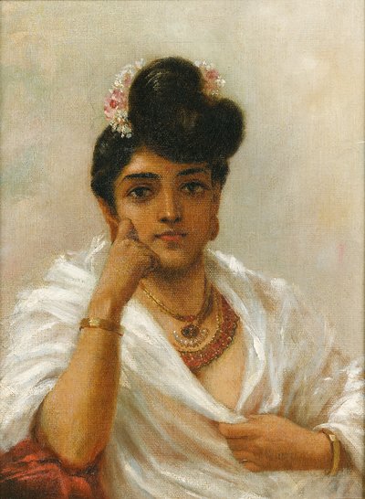 Belleza de Malabar de Raja Ravi Varma
