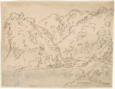 Cañón del Arroyo Claro, Montañas Rocosas, Colorado de Ralph Albert Blakelock