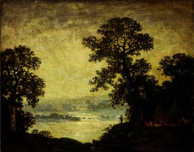Luz de luna, campamento indio de Ralph Albert Blakelock