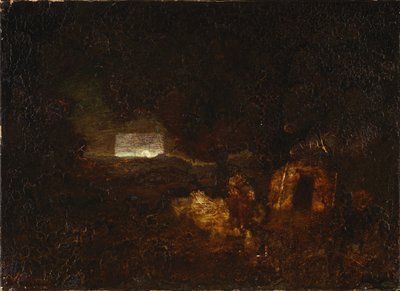 Los constructores de canoas de Ralph Albert Blakelock