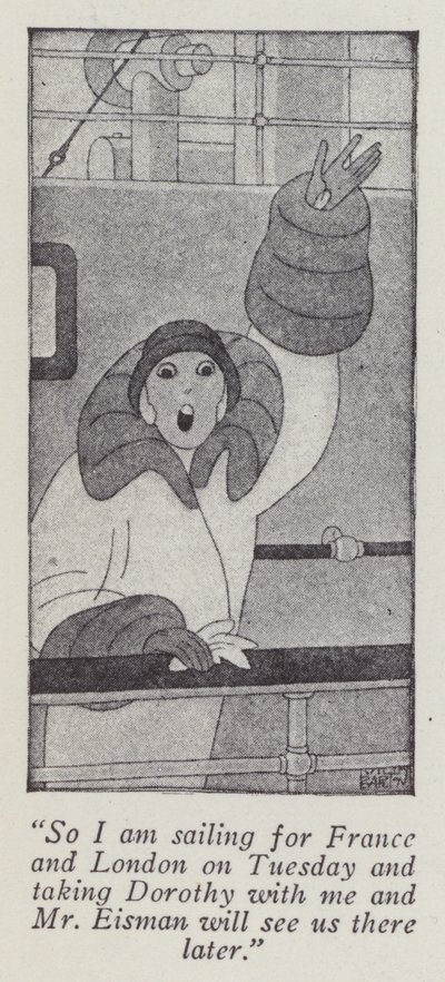 Ilustración para Los caballeros las prefieren rubias de Anita Loos de Ralph Barton