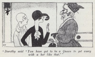 Ilustración para Los Caballeros las Prefieren Rubias de Anita Loos de Ralph Barton