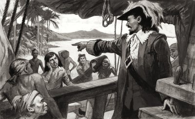 Desastre en Darién (gouache sobre papel) de Ralph Bruce