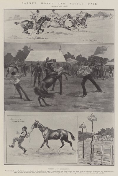 Feria de caballos y ganado de Barnet de Ralph Cleaver