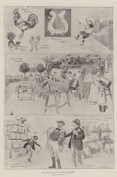 La feria lechera en el Agricultural Hall de Ralph Cleaver