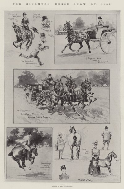 El espectáculo ecuestre de Richmond de 1901 de Ralph Cleaver