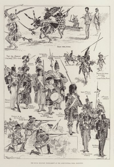 El Torneo Militar Real en el Agricultural Hall, Islington de Ralph Cleaver