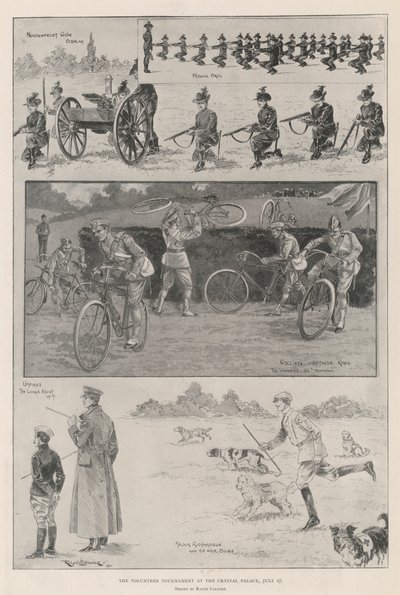 El Torneo de Voluntarios en el Crystal Palace, 27 de julio de Ralph Cleaver