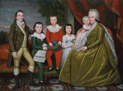 Sra. Noah Smith y Sus Hijos de Ralph Earl