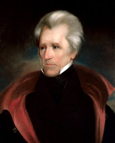 Andrew jackson cabeza (recortada 4x5) de Ralph Eleaser Whiteside Earl