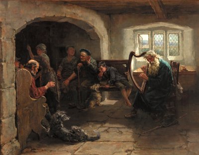 El canto del último juglar, 1890 de Ralph Hedley