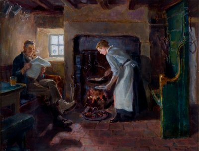 Hora de comer, 1895 de Ralph Hedley