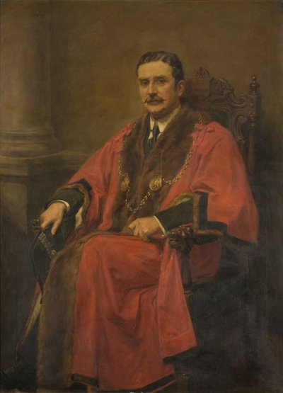 Retrato del concejal John Robert Lawson, J.P. de Ralph Hedley