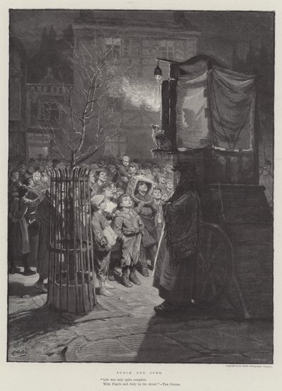 Punch y Judy de Ralph Hedley