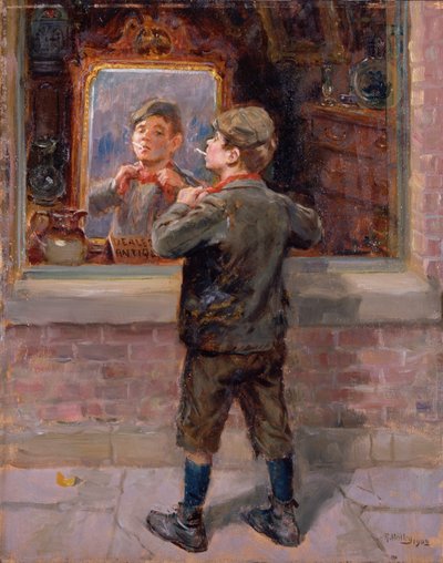 La Tienda de Antigüedades, 1909 de Ralph Hedley
