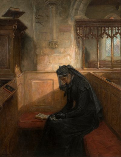 La viuda, 1899 de Ralph Hedley