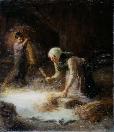 Trillando las Espigas, 1899 de Ralph Hedley