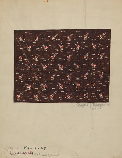 Impresión de Calicó de Ralph N. Morgan