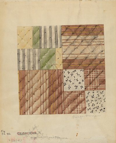 Cuadro de colcha de Ralph N. Morgan