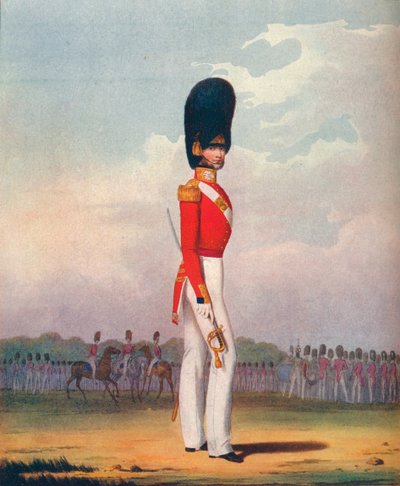 Oficial, Guardia de Granaderos, siglo XIX 1909 de Ralph Nevill