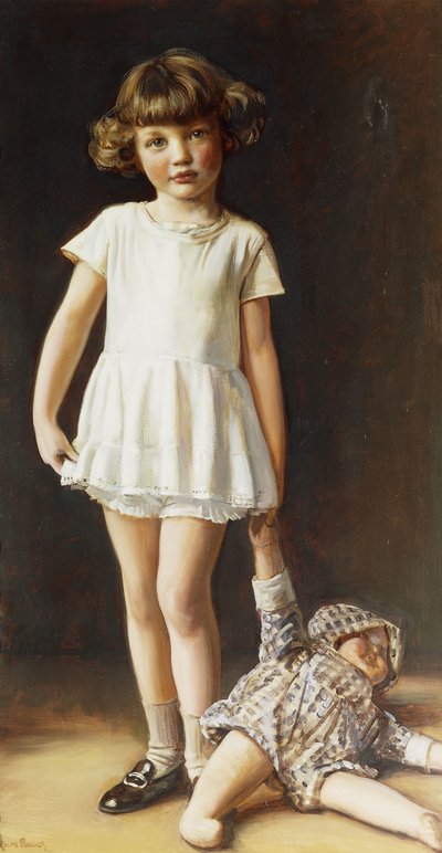 Niña con muñeca de Ralph Peacock