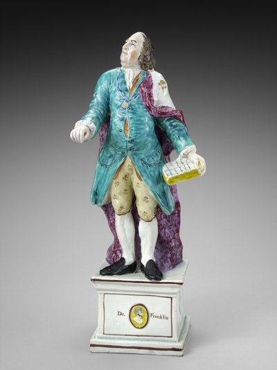 Figura de Benjamin Franklin, c. 1782-1795 de Ralph Sr. Wood