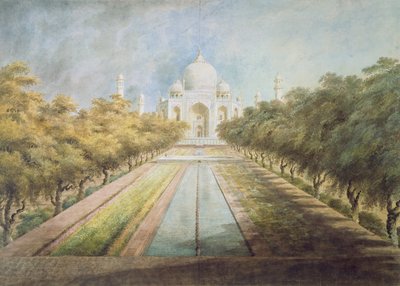 Taj Mahal (acuarela sobre papel) de Ram Sita