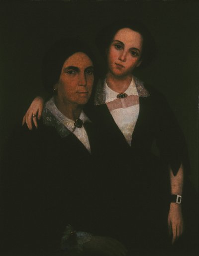 Sin Título (Madre e Hija de Sr. Buenaventura Valentín) de Ramón Atiles y Pérez